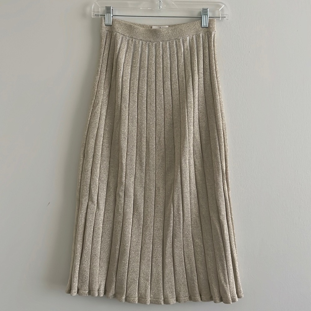 Aritzia Wilfred Mido Pleated Skirt